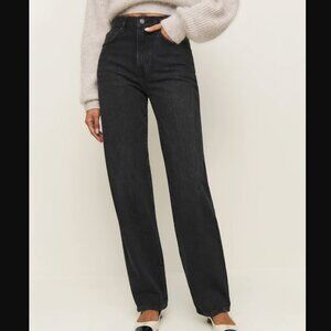 Reformation Val 90s Mid Rise Straight Jeans